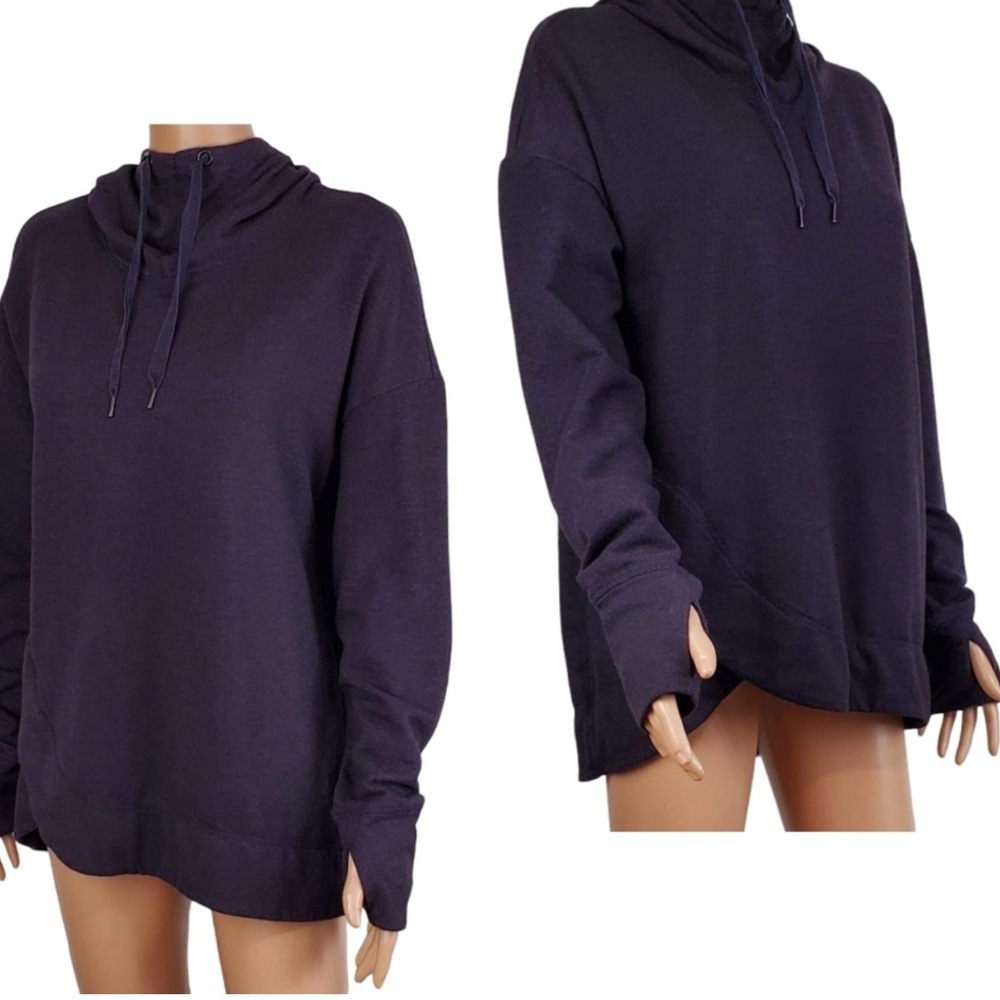 YOGALICIOUS - Cowl neck Pullover Sweatshirt Sz XL